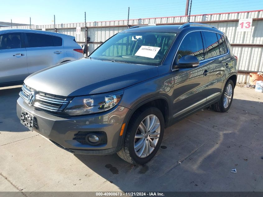 2014 VOLKSWAGEN TIGUAN SEL - WVGAV3AX8EW553577