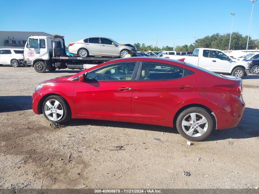 2013 Hyundai Elantra Gls VIN: 5NPDH4AE1DH219313 Lot: 40908678