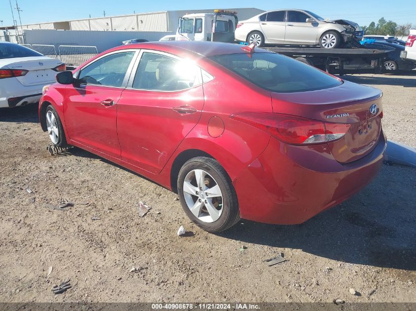 2013 Hyundai Elantra Gls VIN: 5NPDH4AE1DH219313 Lot: 40908678