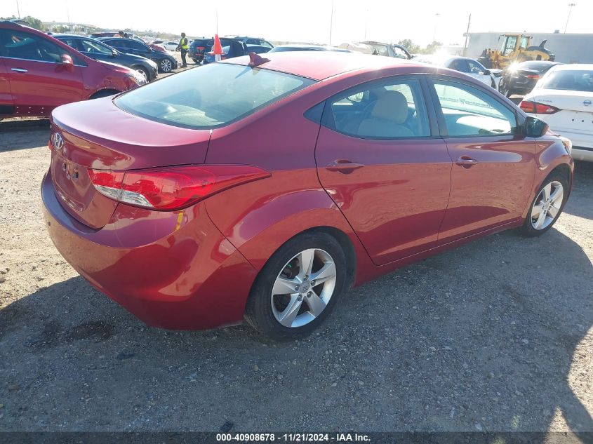 2013 Hyundai Elantra Gls VIN: 5NPDH4AE1DH219313 Lot: 40908678