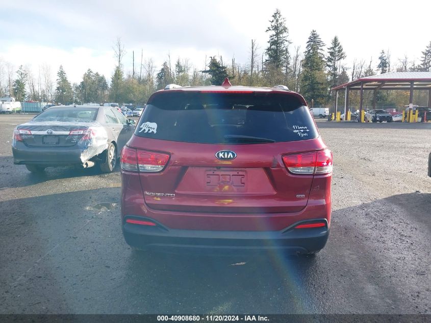 2017 Kia Sorento 2.4L Lx VIN: 5XYPG4A38HG267757 Lot: 40908680