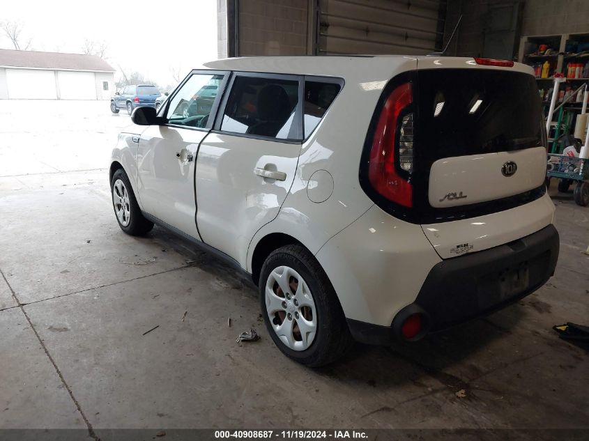 VIN KNDJN2A24F7125326 2015 KIA SOUL no.3