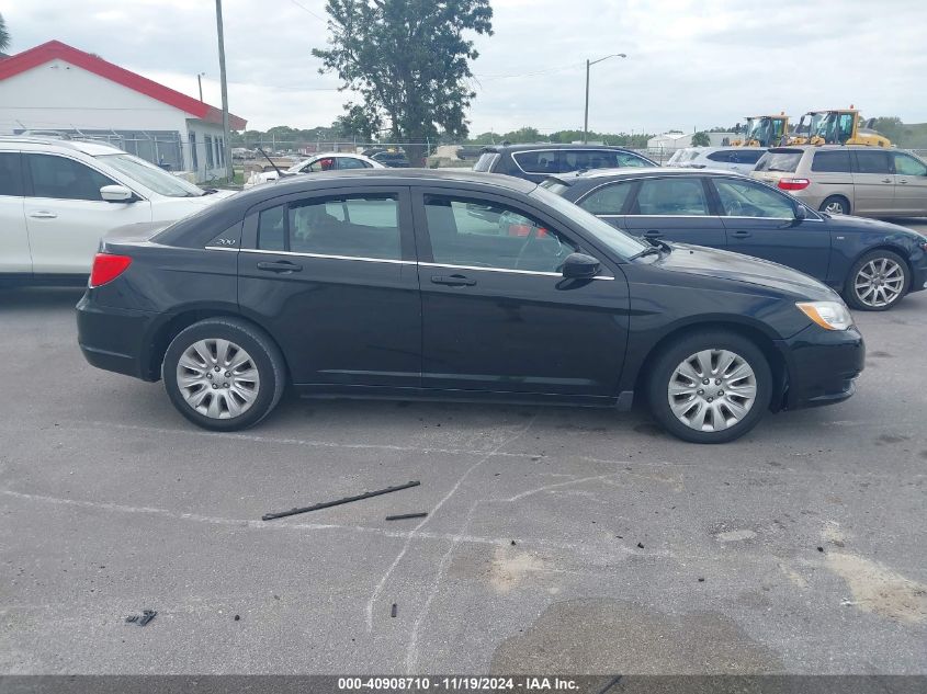 2014 Chrysler 200 Lx VIN: 1C3CCBAG6EN127507 Lot: 40908710