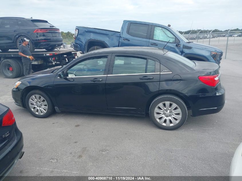 2014 Chrysler 200 Lx VIN: 1C3CCBAG6EN127507 Lot: 40908710