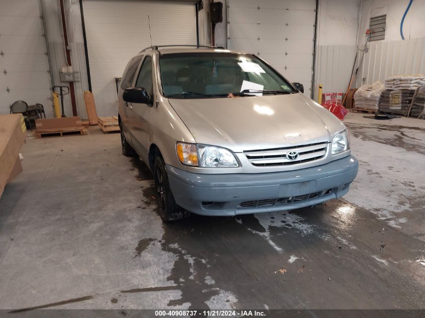 2003 Toyota Sienna Ce VIN: 4T3ZF19C33U551533 Lot: 40908737