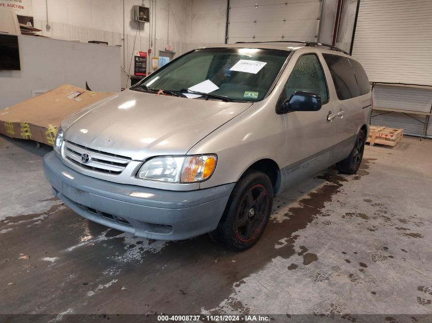 2003 Toyota Sienna Ce VIN: 4T3ZF19C33U551533 Lot: 40908737