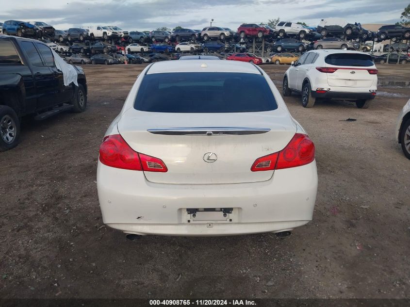 2013 Infiniti G37 Journey VIN: JN1CV6AP9DM306824 Lot: 40908765