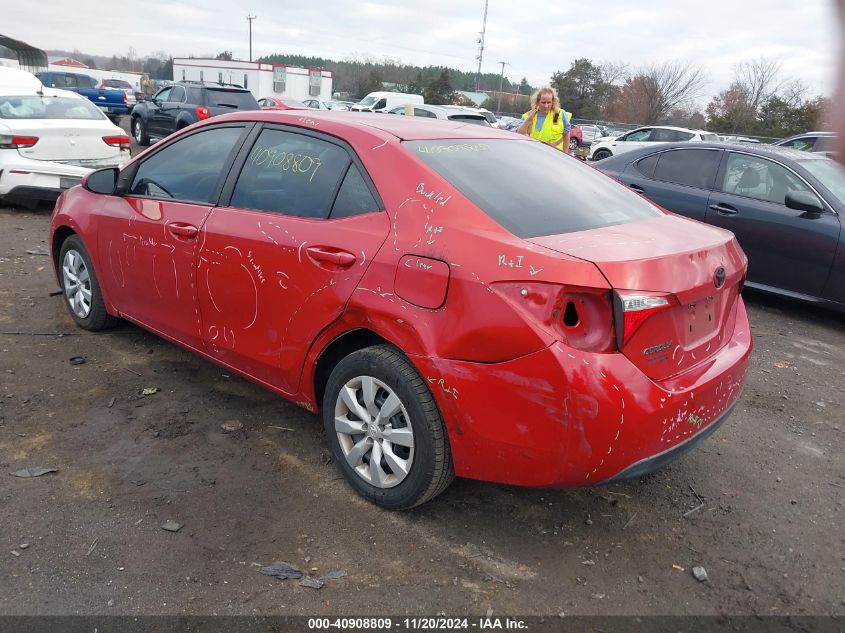 2015 Toyota Corolla Le VIN: 5YFBURHE1FP282293 Lot: 40908809