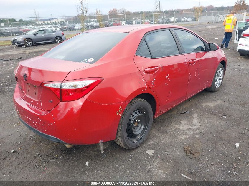 2015 Toyota Corolla Le VIN: 5YFBURHE1FP282293 Lot: 40908809