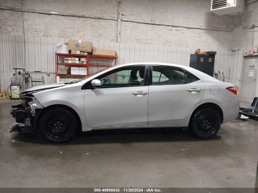 2019 Toyota Corolla Le VIN: 2T1BURHE4KC138585 Lot: 40908835