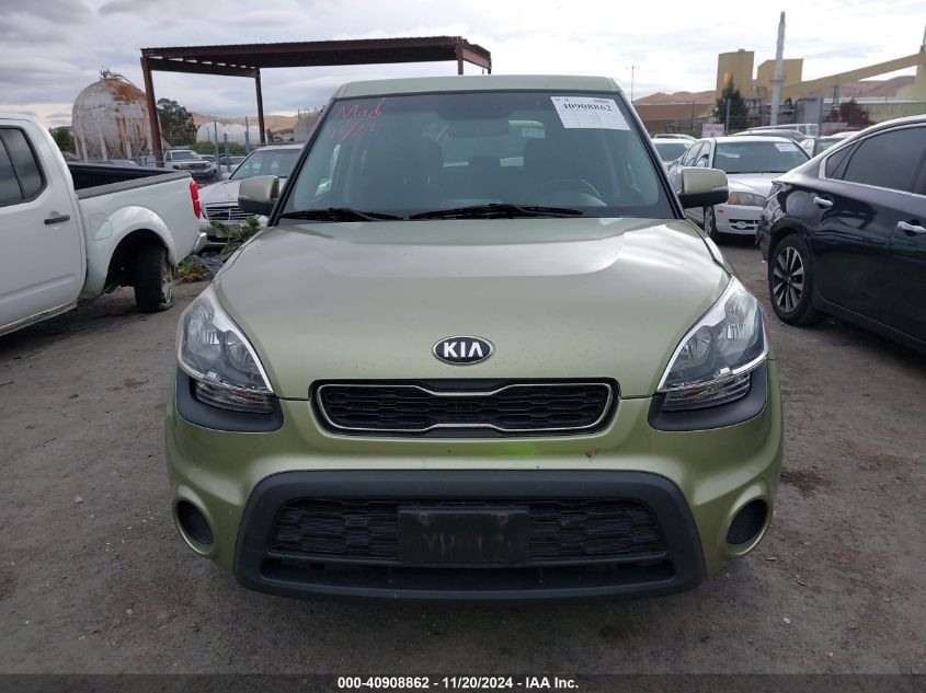 2013 Kia Soul + VIN: KNDJT2A6XD7521363 Lot: 40908862