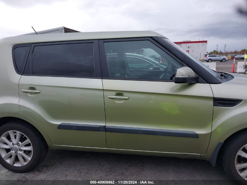 2013 Kia Soul + VIN: KNDJT2A6XD7521363 Lot: 40908862