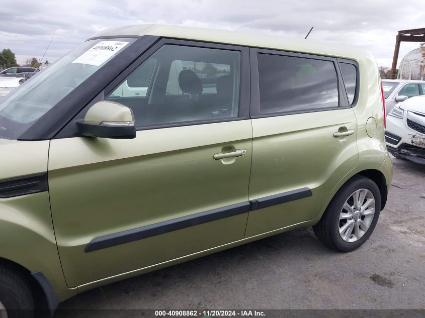 2013 Kia Soul + VIN: KNDJT2A6XD7521363 Lot: 40908862