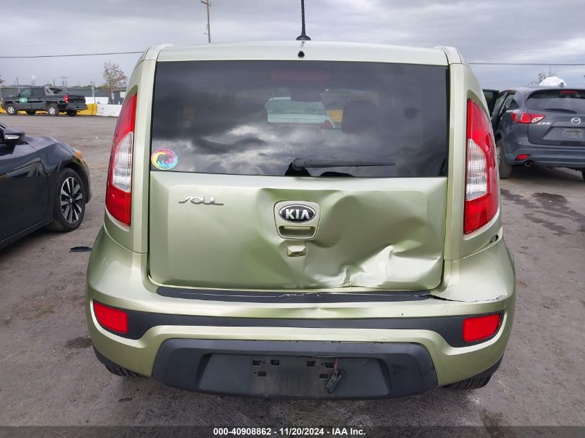 2013 Kia Soul + VIN: KNDJT2A6XD7521363 Lot: 40908862