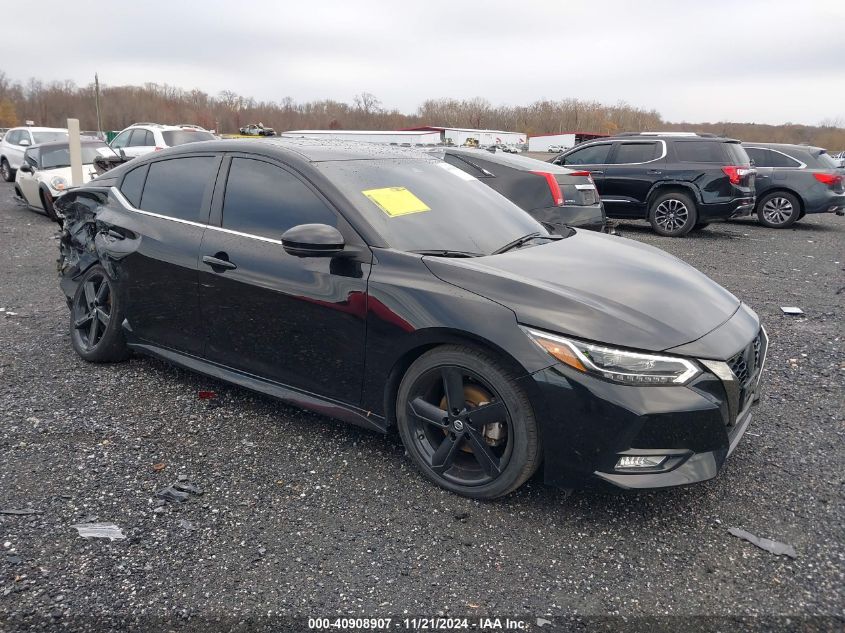 2022 Nissan Sentra Sr Xtronic Cvt VIN: 3N1AB8DV3NY203368 Lot: 40908907