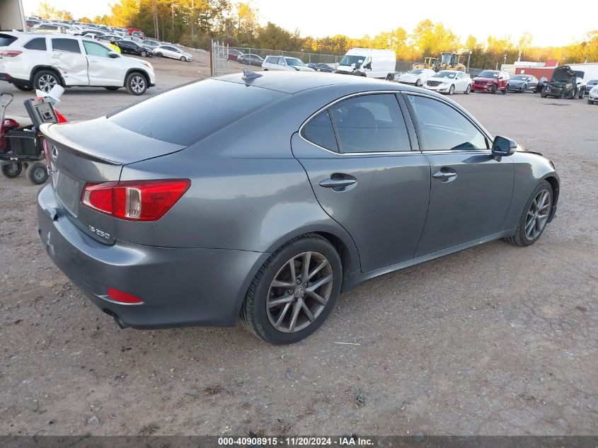 VIN JTHBF5C27D5187195 2013 Lexus IS, 250 no.4