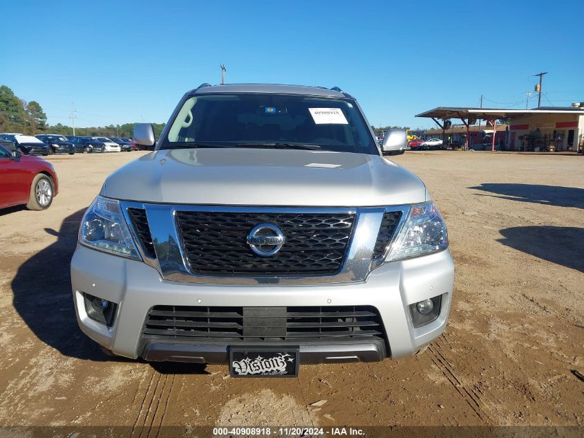 2020 Nissan Armada Sv 2Wd VIN: JN8AY2ND9LX017206 Lot: 40908918