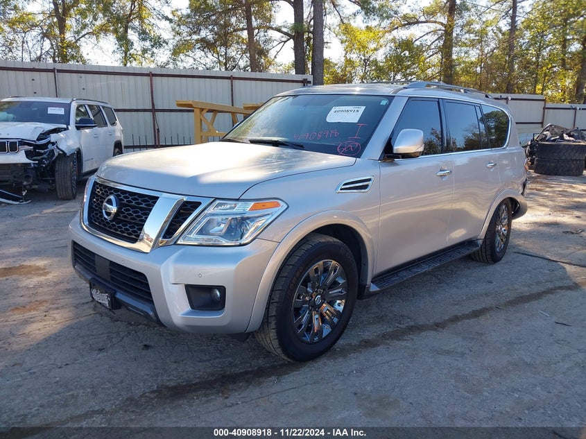Vin: jn8ay2nd9lx017206, lot: 41398610, nissan armada sv 2wd 20202