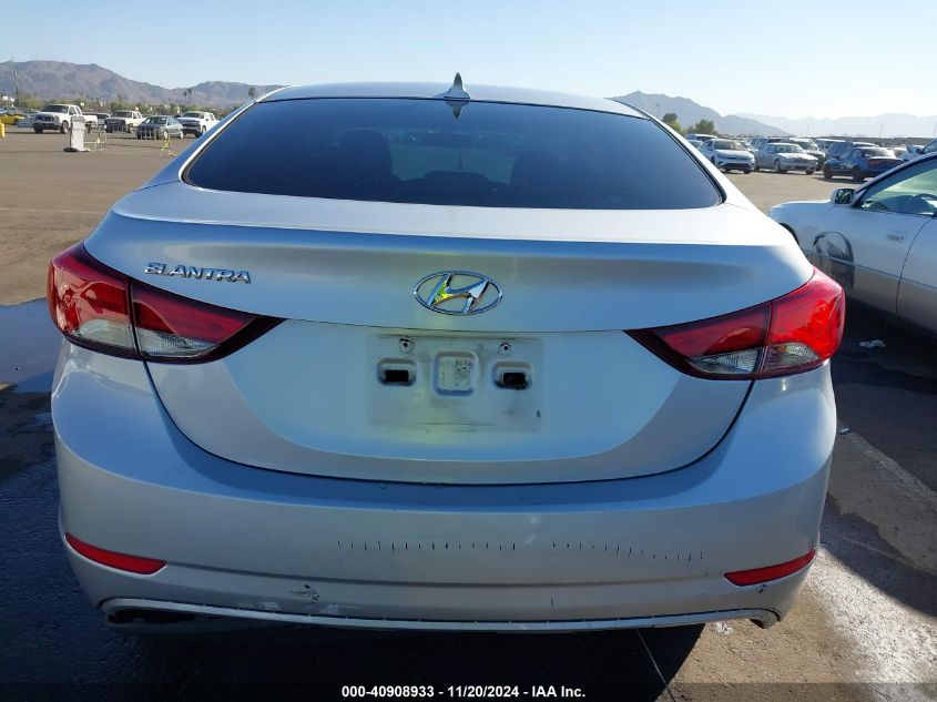 2014 Hyundai Elantra Se VIN: 5NPDH4AE1EH509620 Lot: 40908933