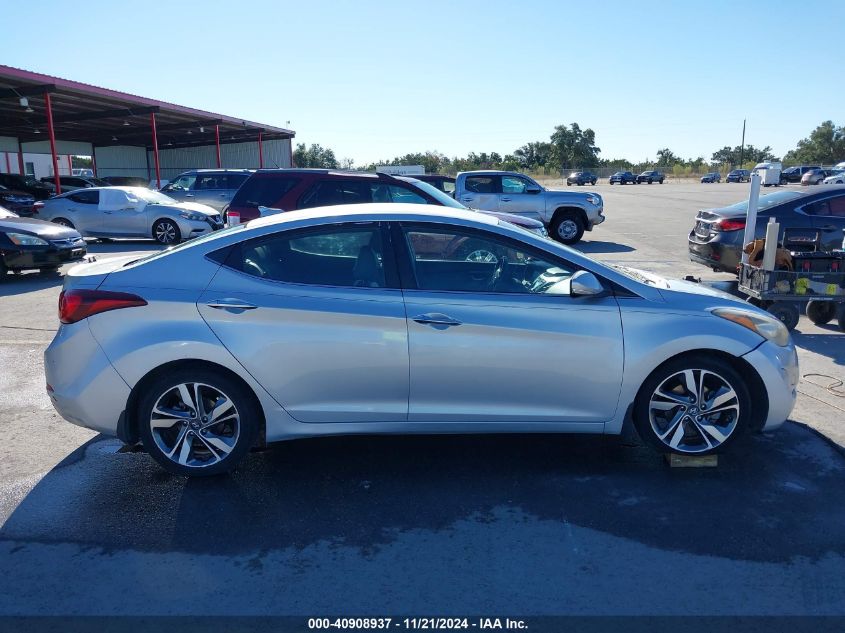 2014 Hyundai Elantra Limited VIN: KMHDH4AE5EU150595 Lot: 40908937