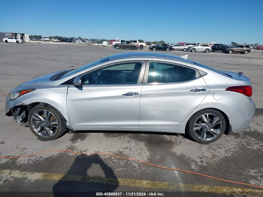 2014 Hyundai Elantra Limited VIN: KMHDH4AE5EU150595 Lot: 40908937