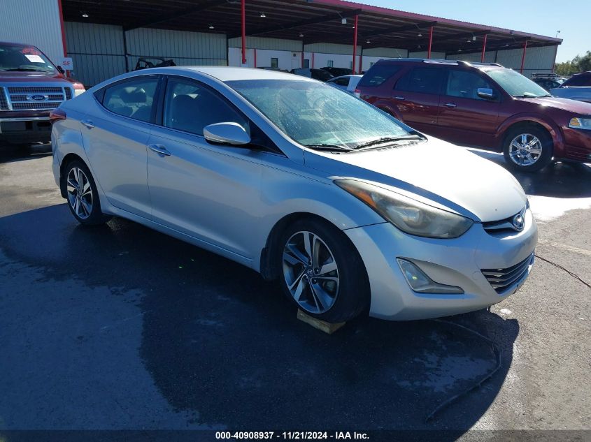 2014 Hyundai Elantra Limited VIN: KMHDH4AE5EU150595 Lot: 40908937