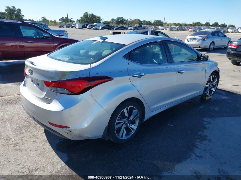 2014 Hyundai Elantra Limited VIN: KMHDH4AE5EU150595 Lot: 40908937