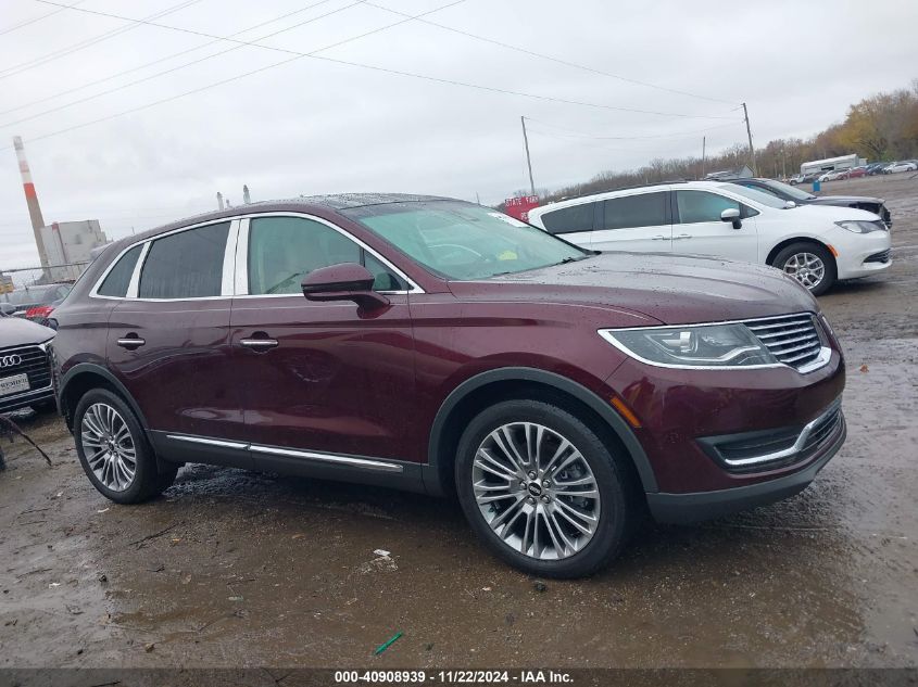 2017 Lincoln Mkx Reserve VIN: 2LMPJ8LR1HBL33029 Lot: 40908939