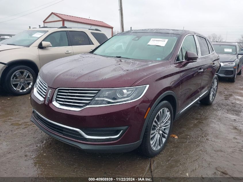 2017 Lincoln Mkx Reserve VIN: 2LMPJ8LR1HBL33029 Lot: 40908939