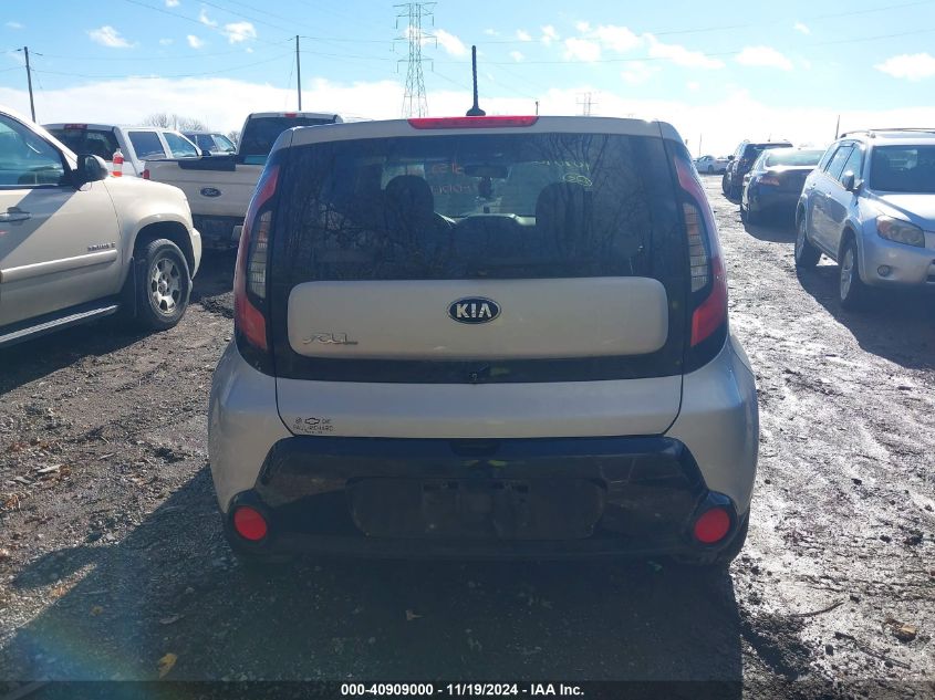 2016 Kia Soul + VIN: KNDJP3A55G7861302 Lot: 40909000