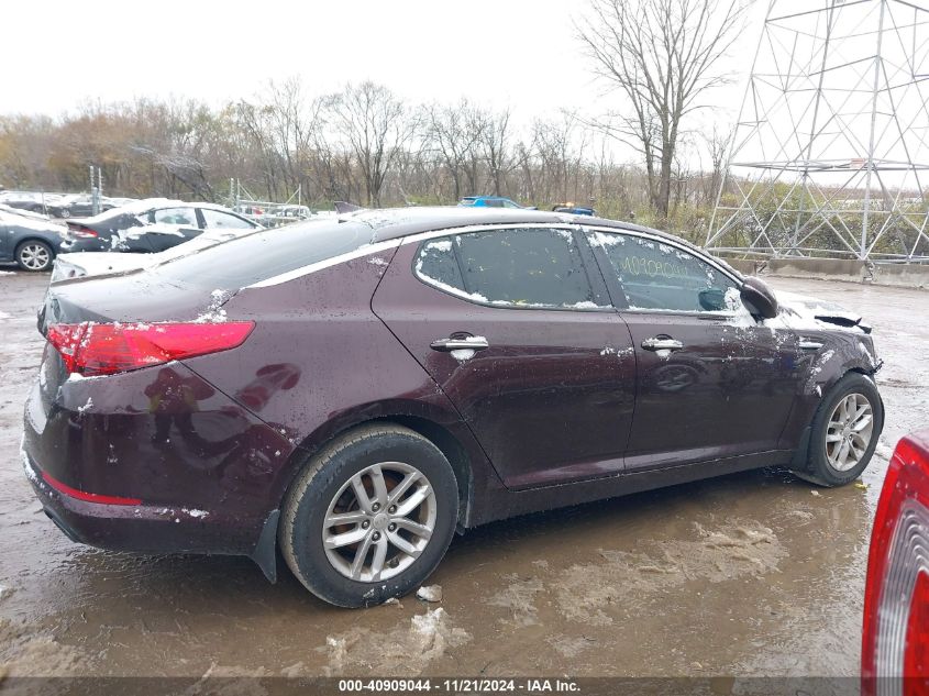 2013 Kia Optima Lx VIN: 5XXGM4A75DG239859 Lot: 40909044