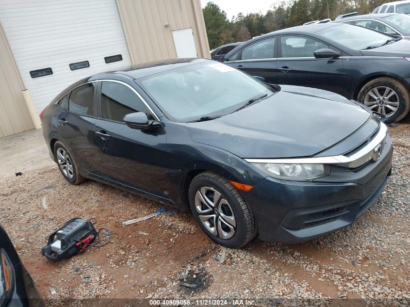 2018 Honda Civic Lx VIN: 19XFC2F53JE006657 Lot: 40909058