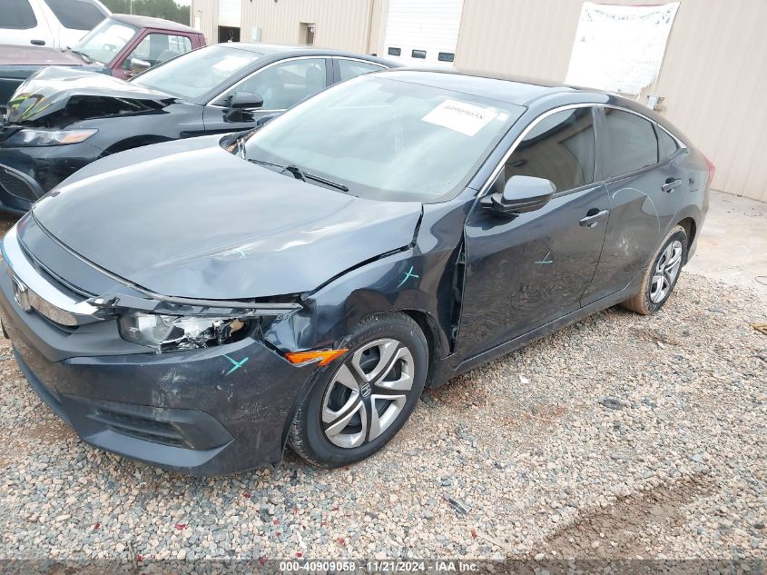 2018 Honda Civic Lx VIN: 19XFC2F53JE006657 Lot: 40909058