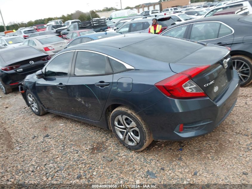 2018 Honda Civic Lx VIN: 19XFC2F53JE006657 Lot: 40909058