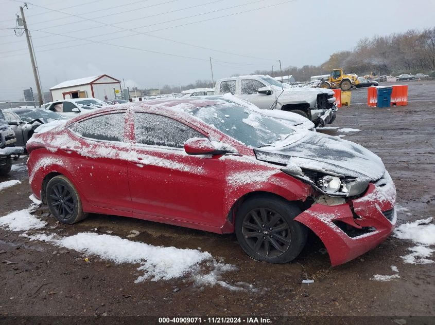 2016 Hyundai Elantra Se VIN: KMHDH4AE1GU491365 Lot: 40909071