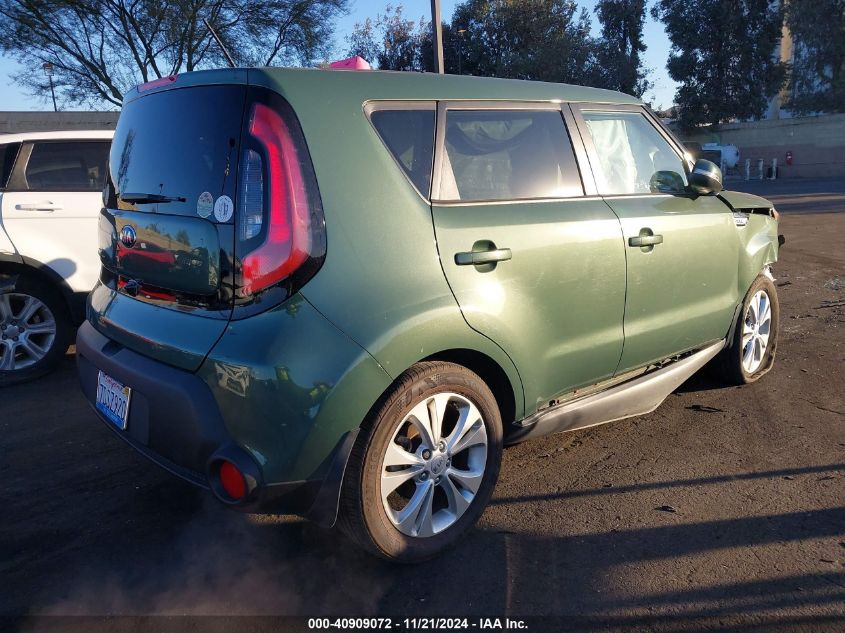 2014 Kia Soul + VIN: KNDJP3A56E7038746 Lot: 40909072