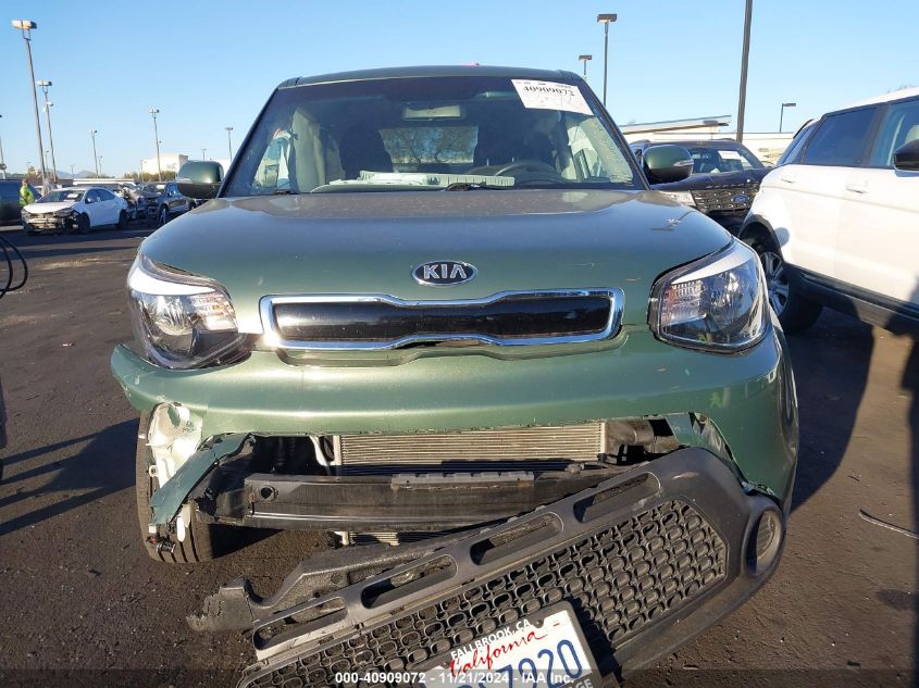 2014 Kia Soul + VIN: KNDJP3A56E7038746 Lot: 40909072