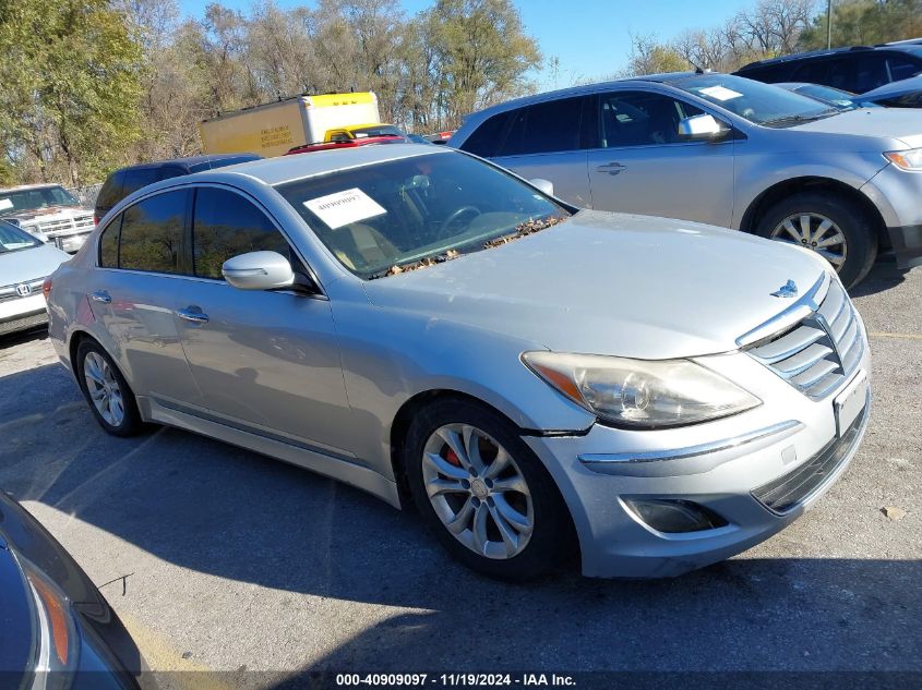 2012 Hyundai Genesis 3.8 VIN: KMHGC4DD9CU176418 Lot: 40909097