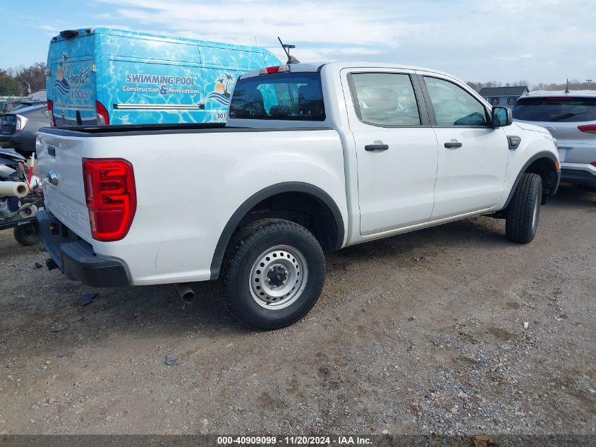 2022 FORD RANGER VIN: 1FTER4FHXNLD21131