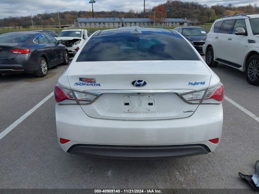 2015 Hyundai Sonata Hybrid Limited VIN: KMHEC4A40FA132115 Lot: 40909140