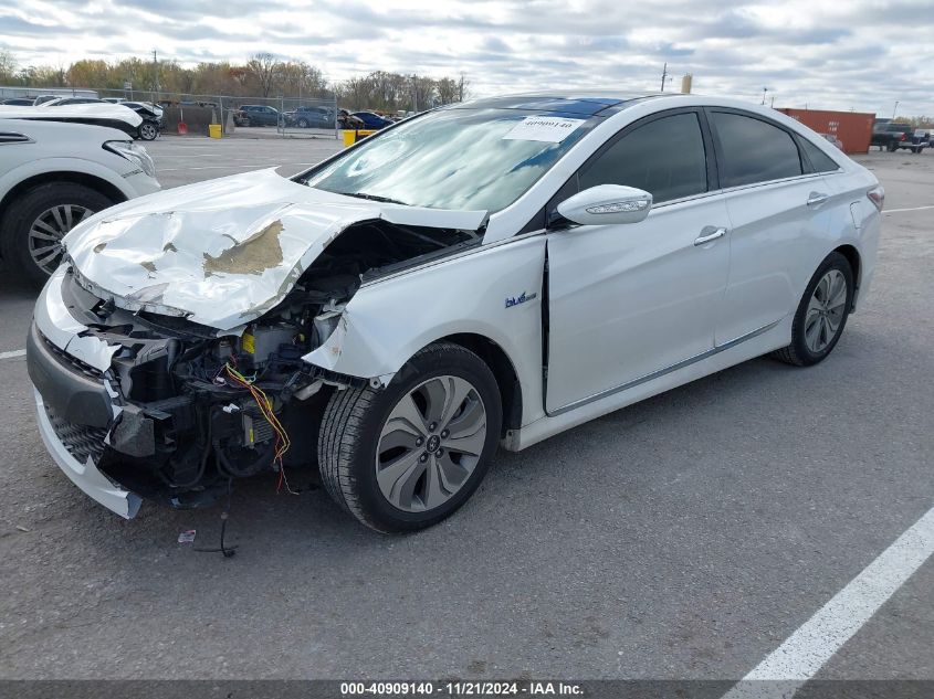 2015 Hyundai Sonata Hybrid Limited VIN: KMHEC4A40FA132115 Lot: 40909140