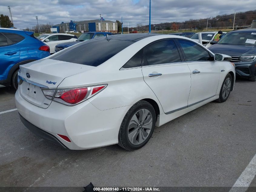 2015 Hyundai Sonata Hybrid Limited VIN: KMHEC4A40FA132115 Lot: 40909140