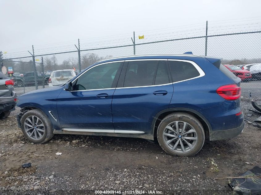 2019 BMW X3 xDrive30I VIN: 5UXTR9C59KLP91708 Lot: 40909145