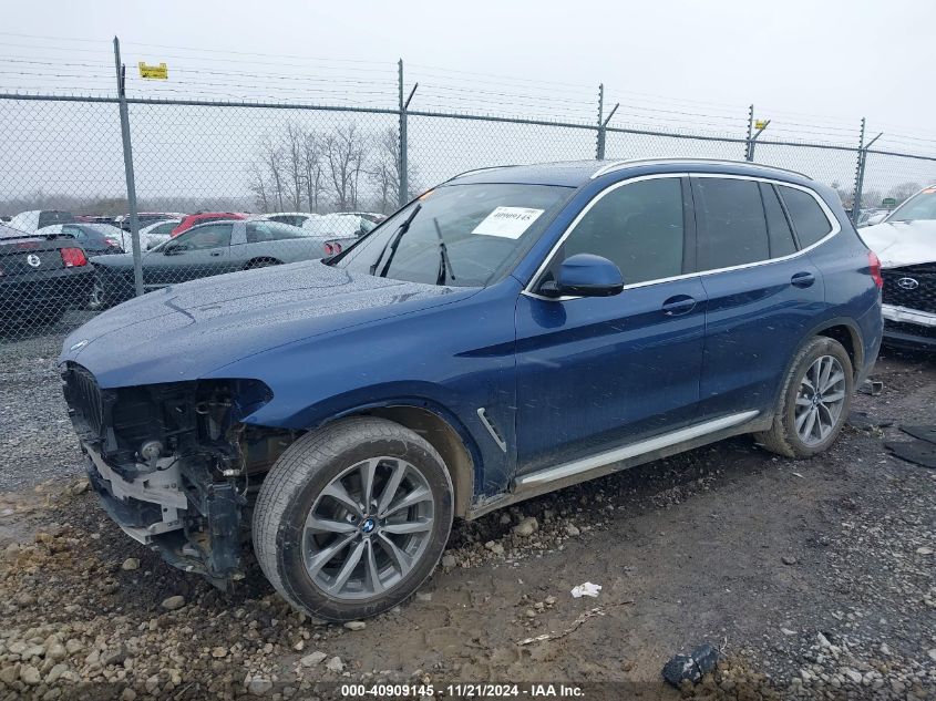 VIN 5UXTR9C59KLP91708 2019 BMW X3, Xdrive30I no.2