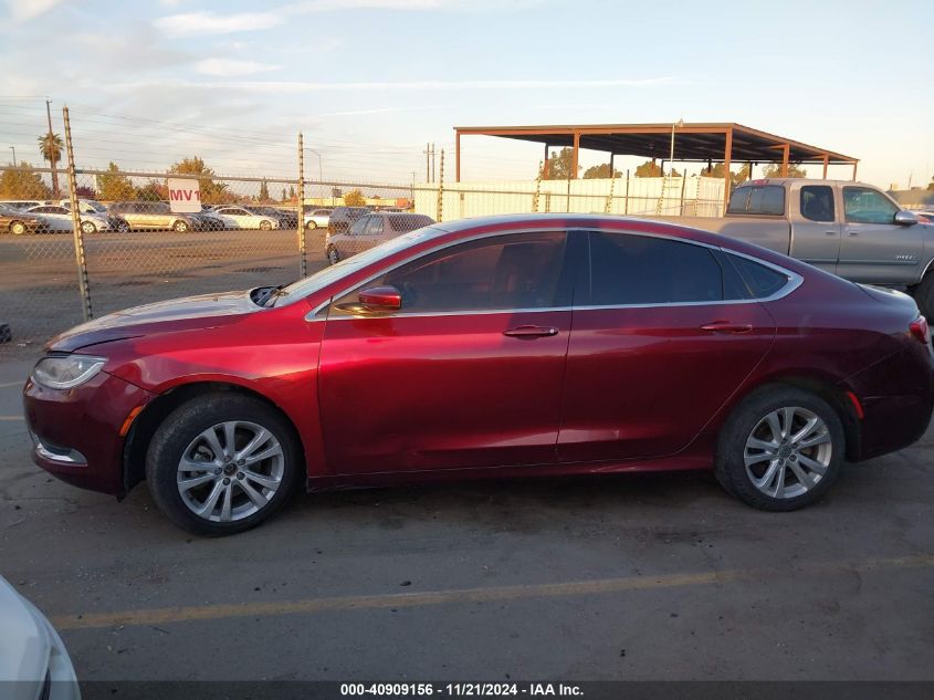 2015 Chrysler 200 Limited VIN: 1C3CCCAB5FN691287 Lot: 40909156