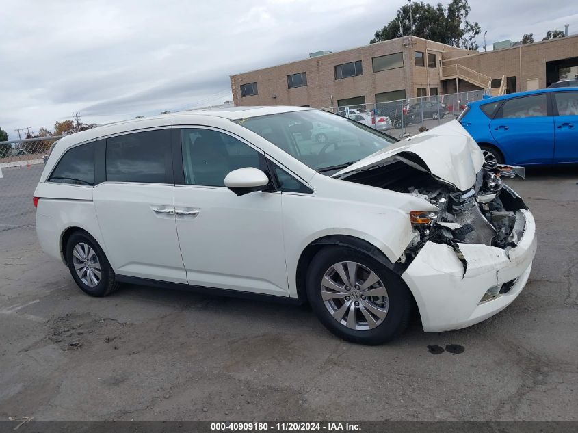 2016 Honda Odyssey Ex-L VIN: 5FNRL5H64GB160074 Lot: 40909180