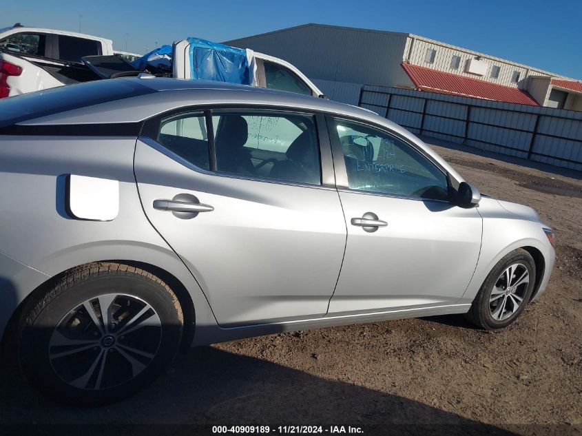 2022 Nissan Sentra Sv Xtronic Cvt VIN: 3N1AB8CV6NY314854 Lot: 40909189