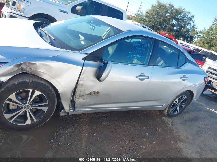 2022 Nissan Sentra Sv Xtronic Cvt VIN: 3N1AB8CV6NY314854 Lot: 40909189