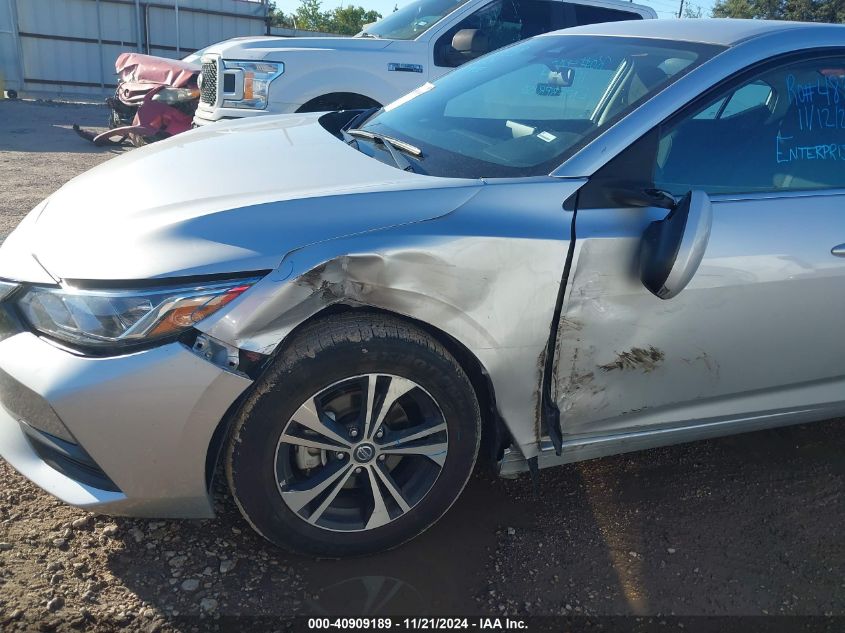 2022 Nissan Sentra Sv Xtronic Cvt VIN: 3N1AB8CV6NY314854 Lot: 40909189