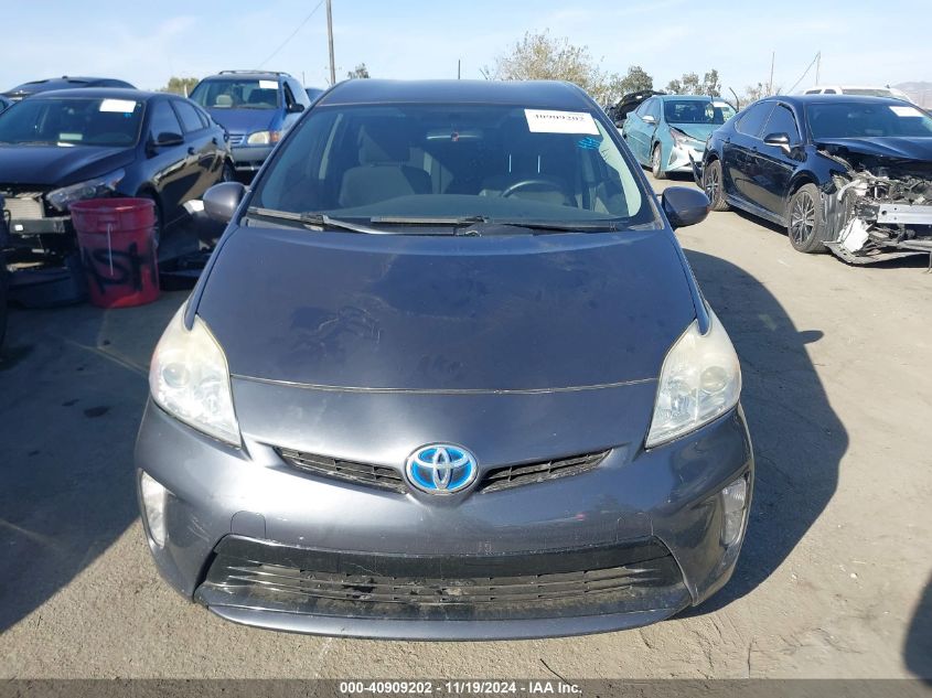 2013 Toyota Prius Three VIN: JTDKN3DU1D1734008 Lot: 40909202